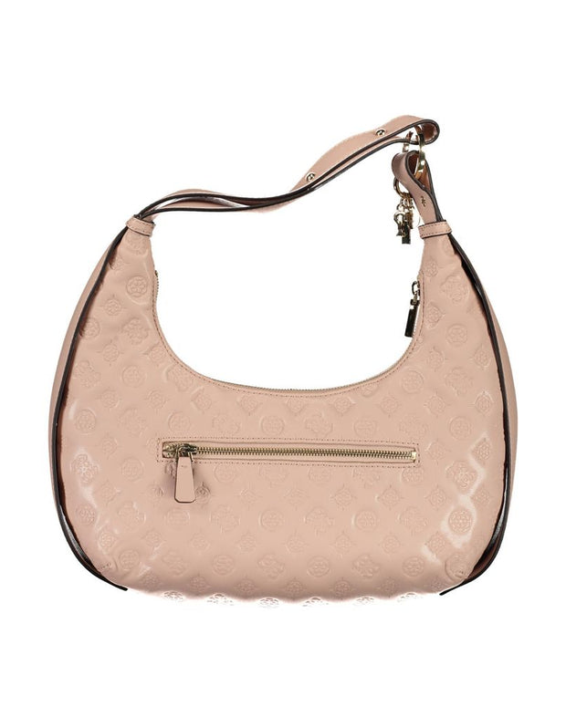 Pink Polyethylene Handbag