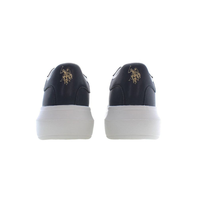 Blue Polyester Sneaker