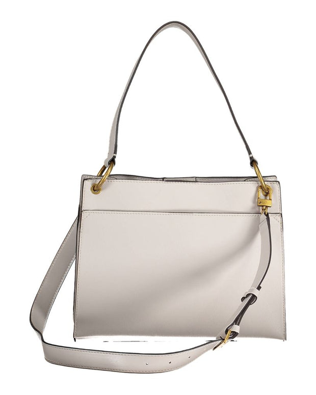 Gray Polyethylene Handbag