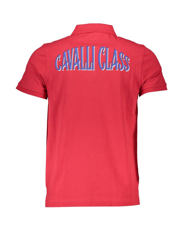 Red Cotton Polo Shirt