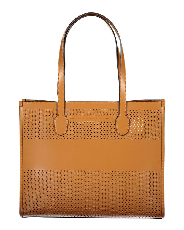 Brown Polyethylene Handbag
