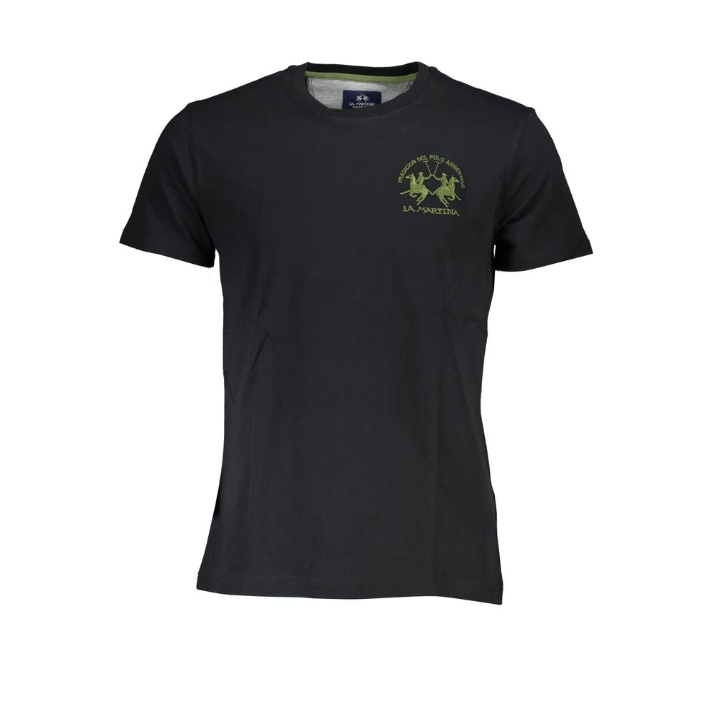 Black Cotton T-Shirt