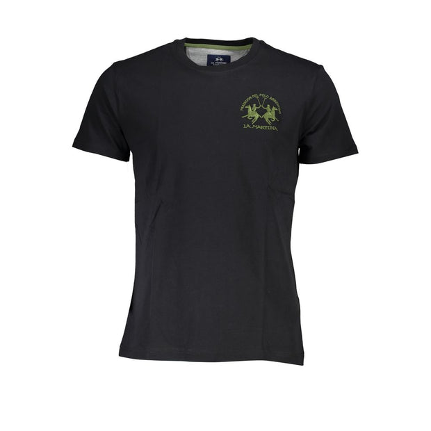 Black Cotton T-Shirt
