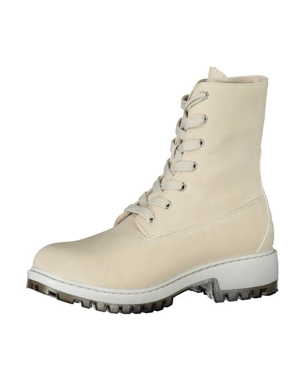 Gray Polyester Women Boot