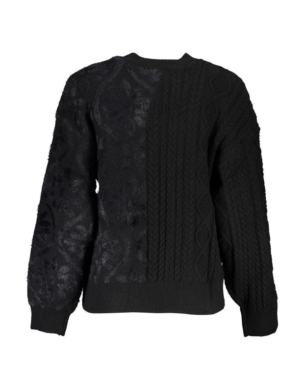 Black Cotton Sweater