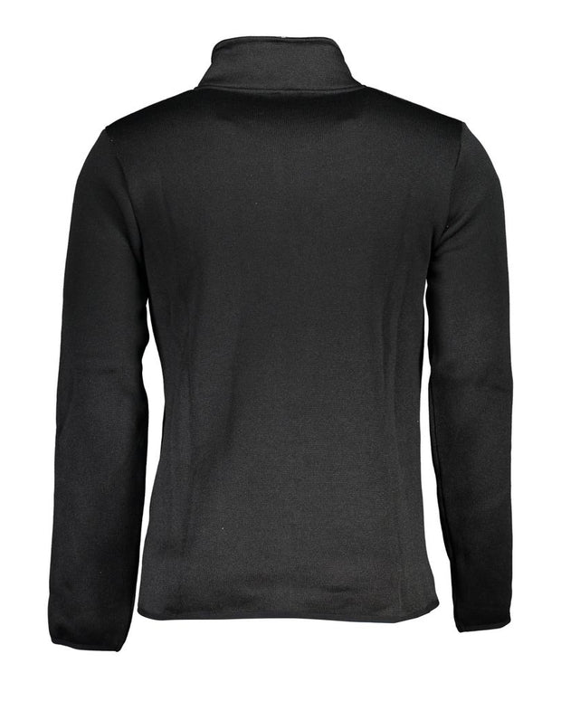Black Polyester Sweater