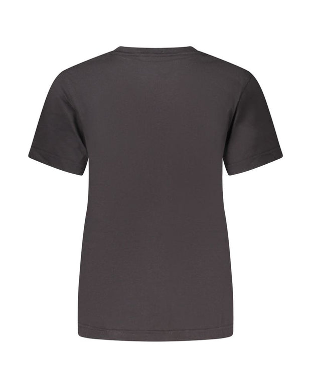 Black Cotton Tops & T-Shirt