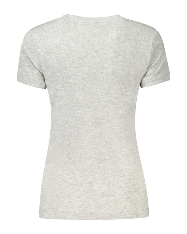 Gray Cotton Tops & T-Shirt