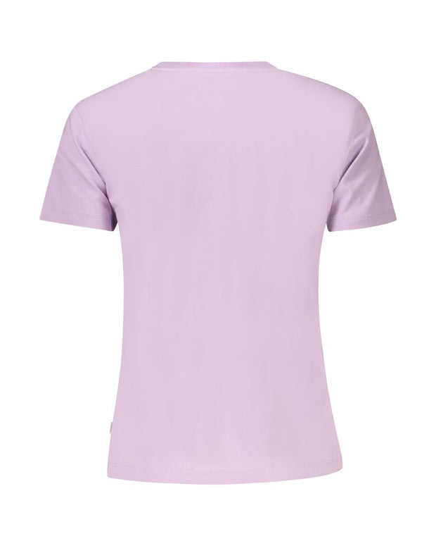 Purple Cotton Women T-Shirt