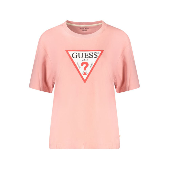 Pink Cotton Tops & T-Shirt