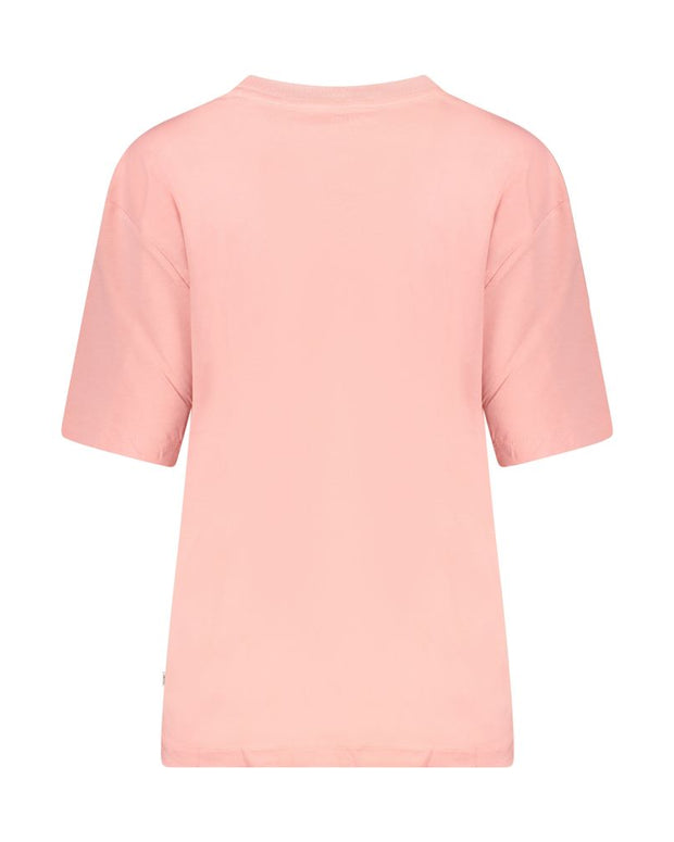 Pink Cotton Tops & T-Shirt