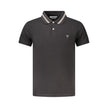 Black Cotton Polo Shirt