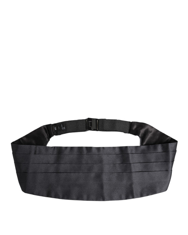 Dark Blue 100% Silk Belt Waist Cummerbund