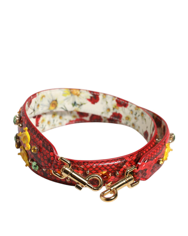 Multicolor Embellished Handbag Accessory Shoulder Strap