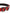 Red Viscose Silver DG Logo Metal Buckle Belt
