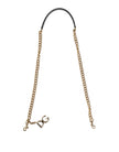 Brown Leopard Gold Brass Chain Accessory Shoulder Strap