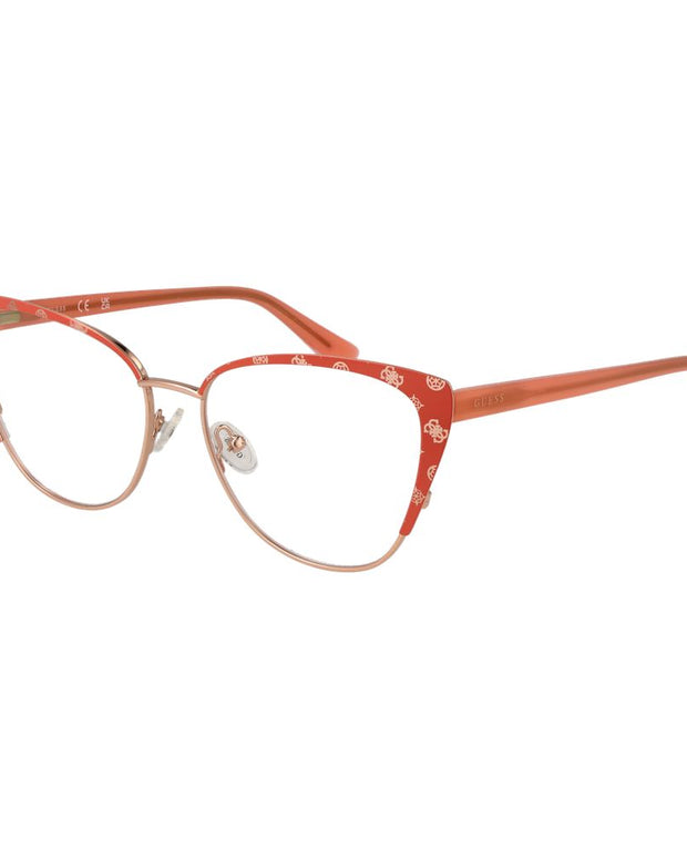 Orange Metal Glasses (Frames)