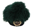 Elegant Emerald Cashmere Cloche Cap