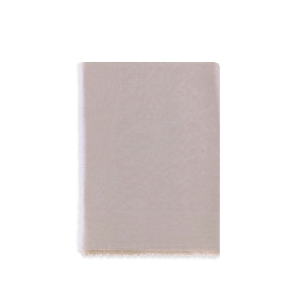 Beige Cotton Scarf