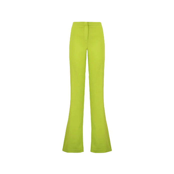 Green Polyester Jeans & Pant