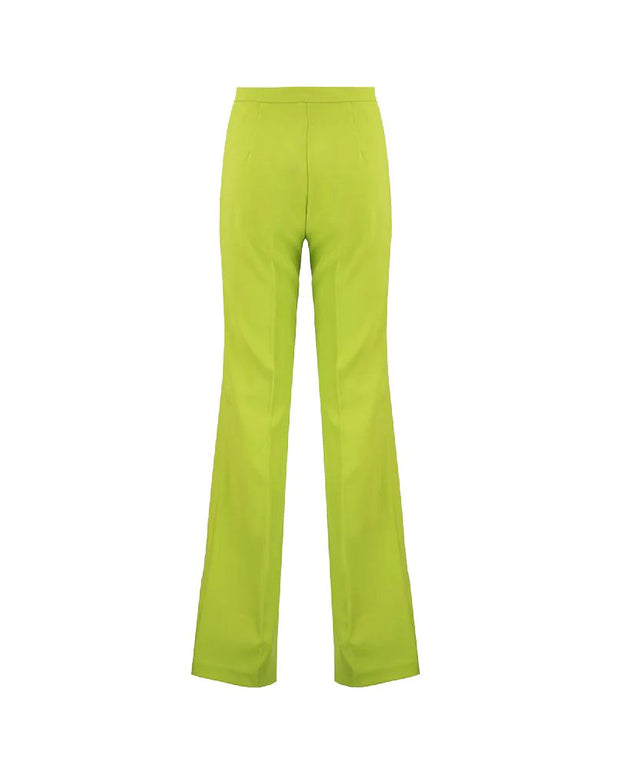 Green Polyester Jeans & Pant