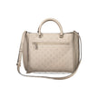 Brown Polyethylene Women Handbag