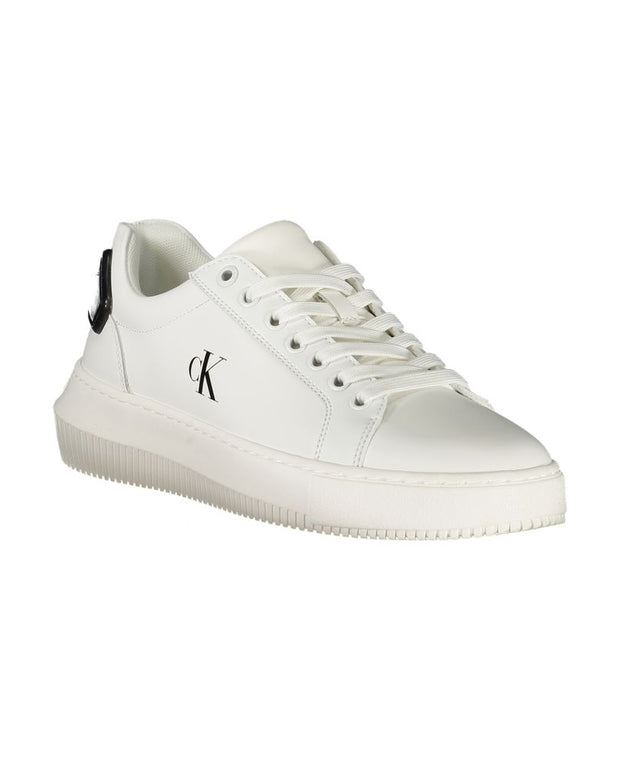 White Leather Women Sneaker