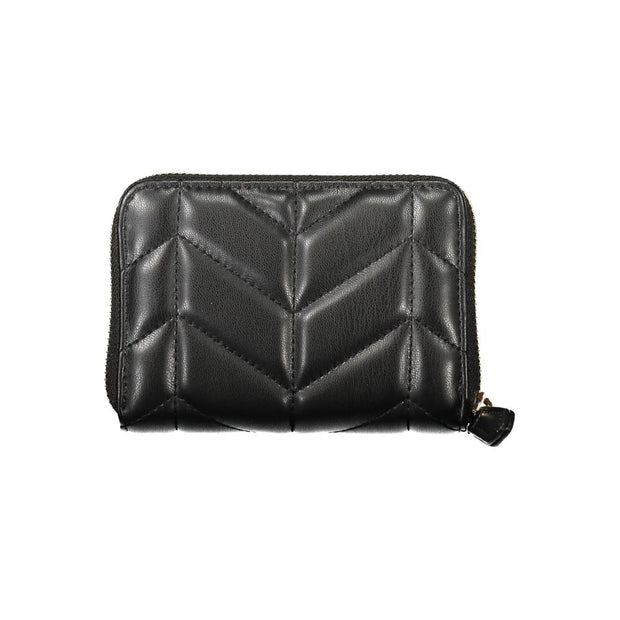 Black Polyethylene Women Wallet