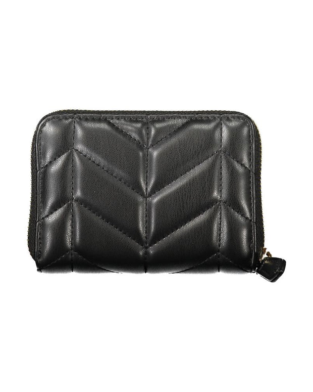 Black Polyethylene Women Wallet