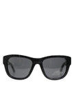 Black Leather Frame DG4177 Tinted Lens Sunglasses