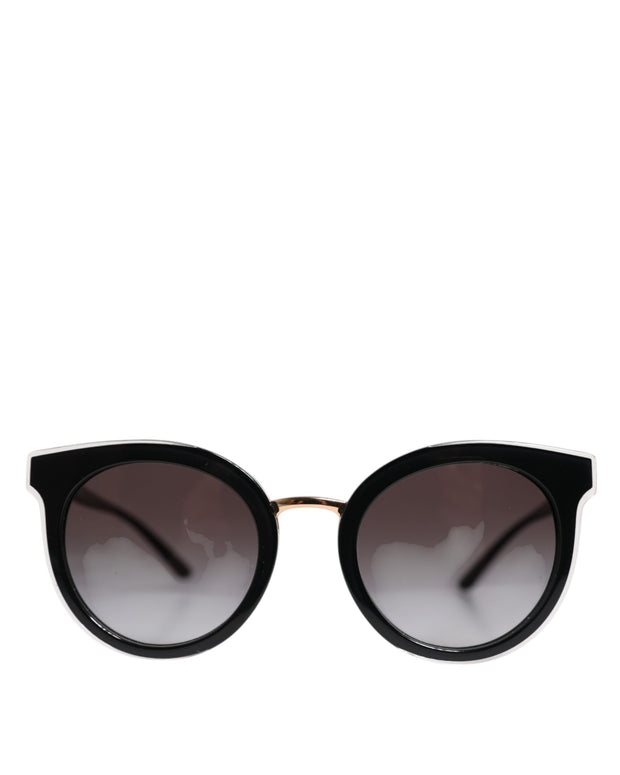 Black Transparent Trim Round DG4371-F Eyewear Sunglasses