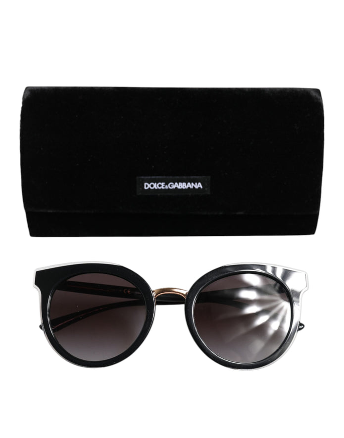 Black Transparent Trim Round DG4371-F Eyewear Sunglasses