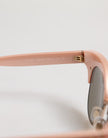 Pink Gold Mirrored Cat Eye DG6109 Sequined Sunglasses