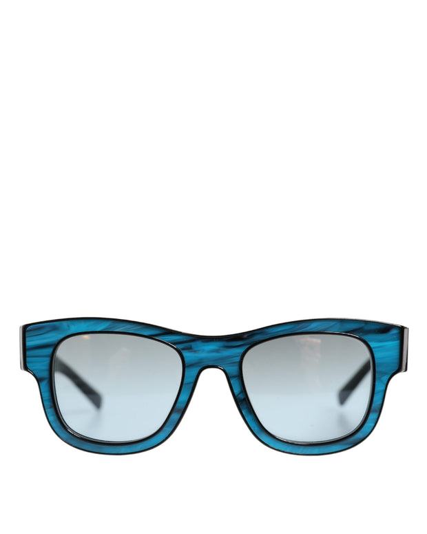 Blue Black Marbled Metal DG2215K Eyewear Sunglasses