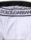 White Cotton Stretch Regular Brief Underwear