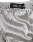 Gray Silk Stretch Bottom Low Waist Panty Underwear