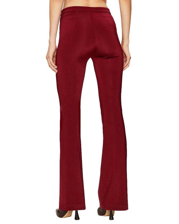 Red Viscose Jeans & Pant