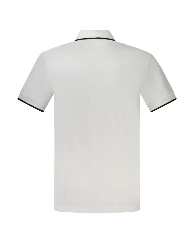 White Cotton Polo Shirt