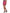Pink Rhinestone Embellished Logo Mini Skirt