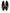 Black Velvet Embellished Loafer Slip On Shoes
