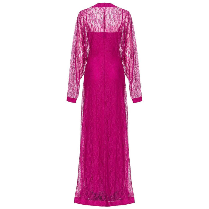 Purple Nylon Dress