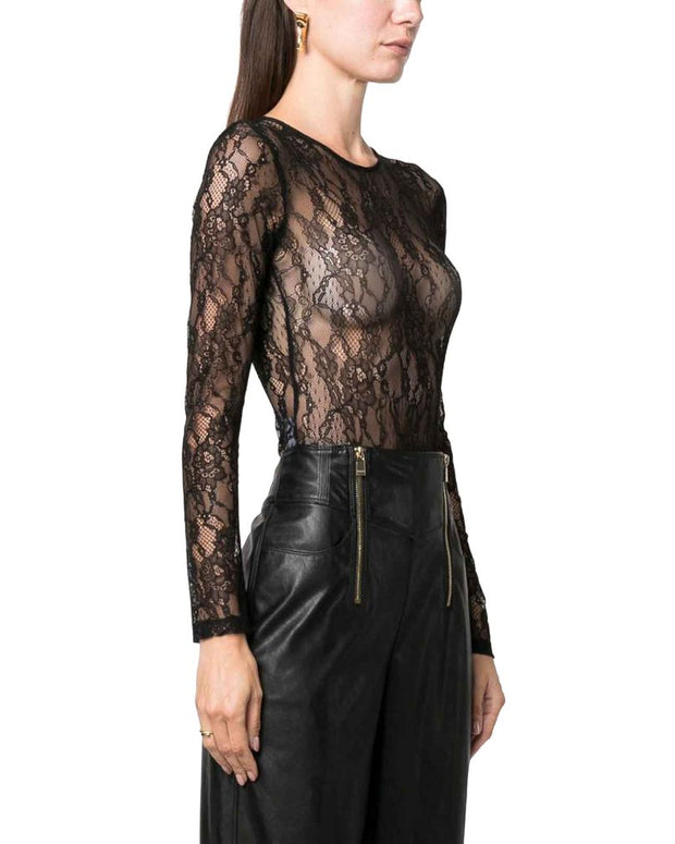 Black Nylon Tops & T-Shirt