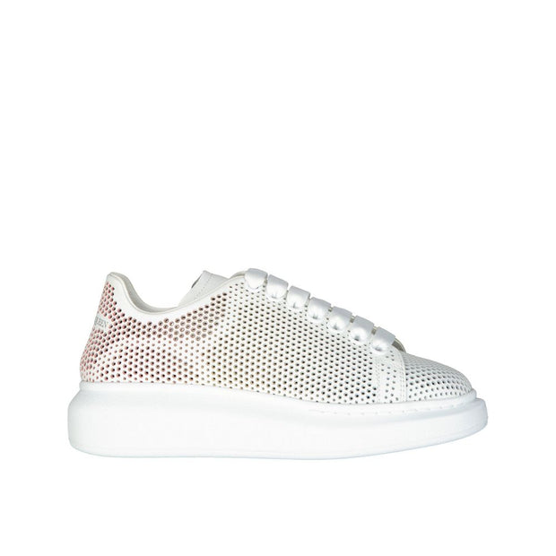 White Calfskin Chunky Sneakers