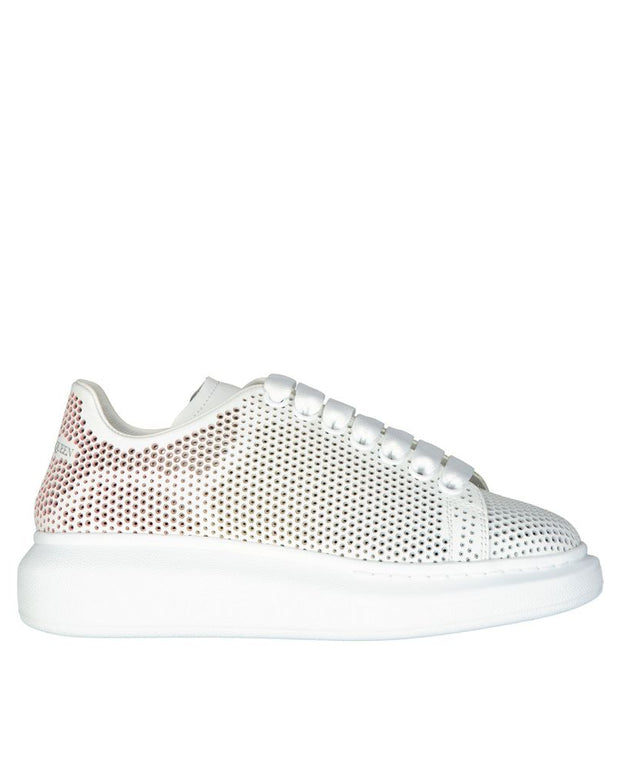White Calfskin Chunky Sneakers