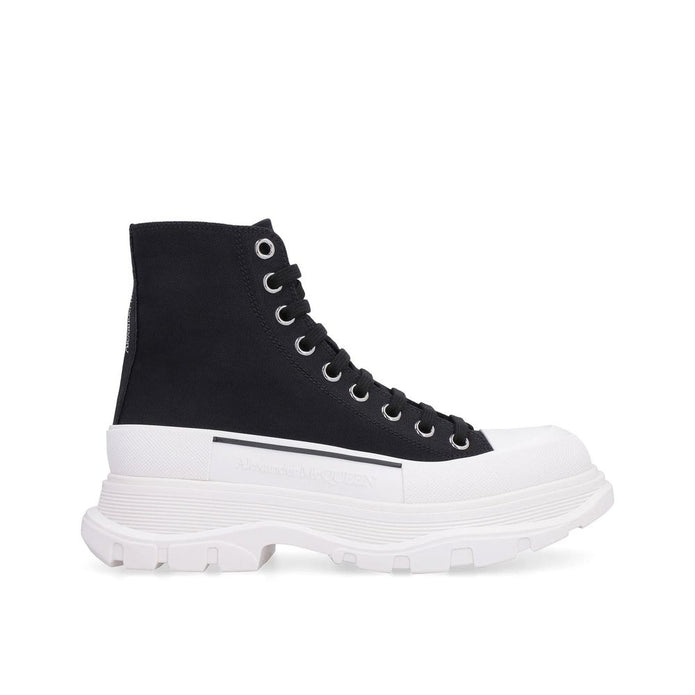 Black Canvas High Top Sneakers