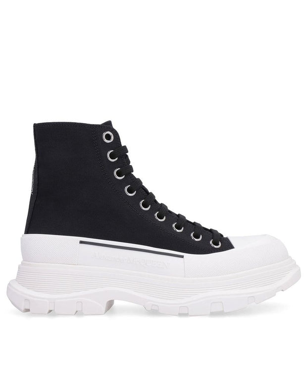 Black Canvas High Top Sneakers