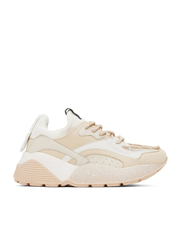 Yellow Vegan Leather Chunky Sneakers