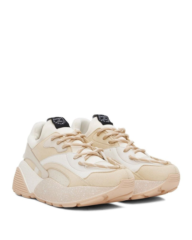 Yellow Vegan Leather Chunky Sneakers