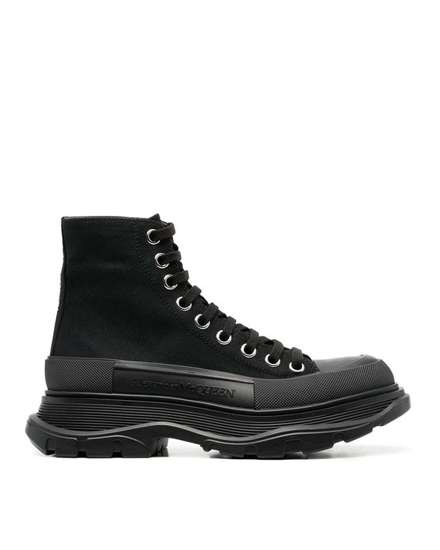 Black Canvas High Top Sneakers