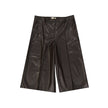 Faux Leather Shorts